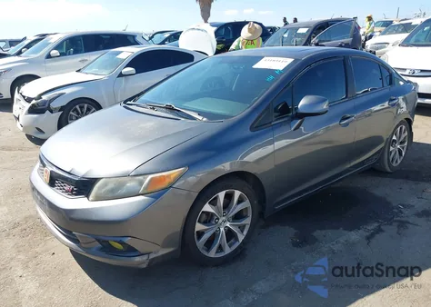 2012 Honda Civic Si z USA, uszkodzony, nr VIN 2HGFB6E54CH701024